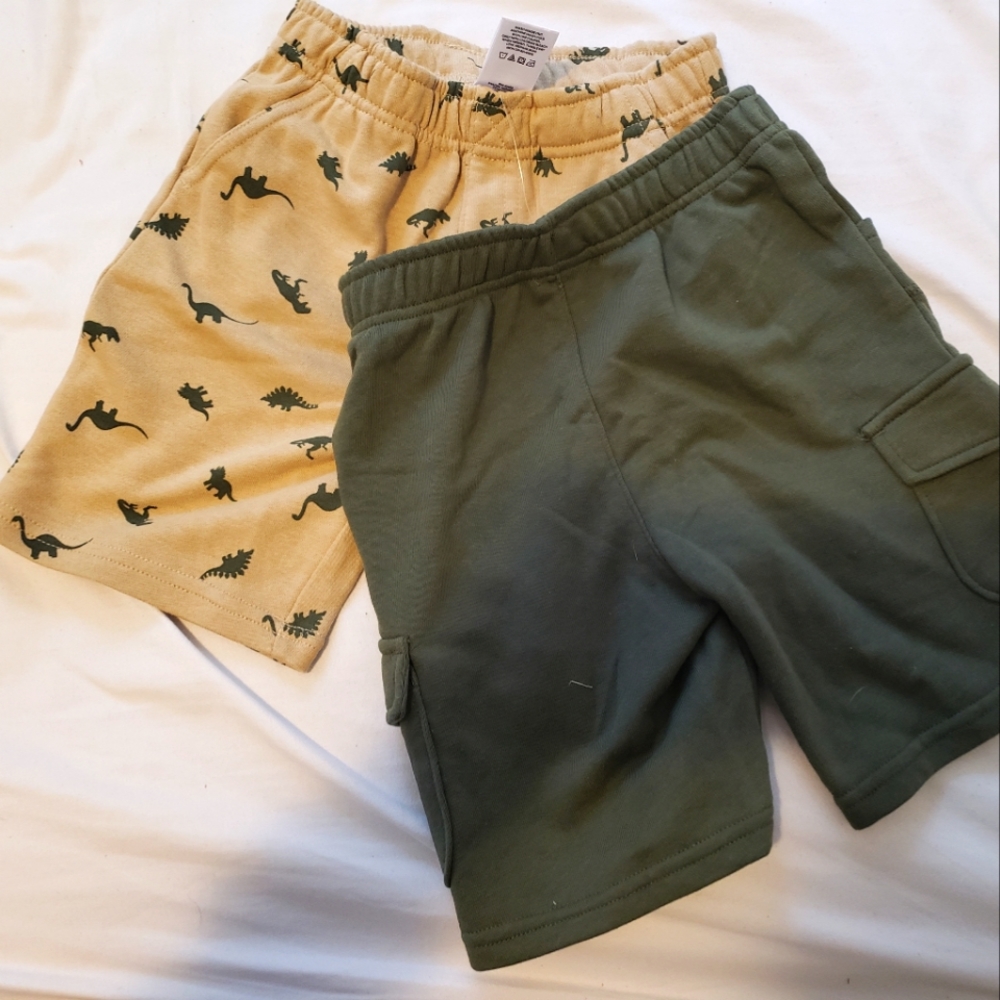 Boy's 2 Pack Playwear Dinosaur Shorts